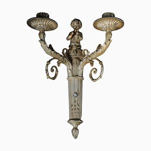 Bronze Candle Sconce, France, 1880s