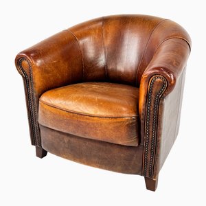 Fauteuil Joris Vintage en Cuir, 1970s