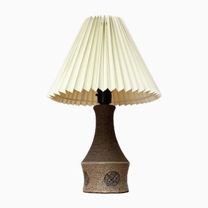 Mid-Century Danish Studio Pottery Table Lamp, 1960s