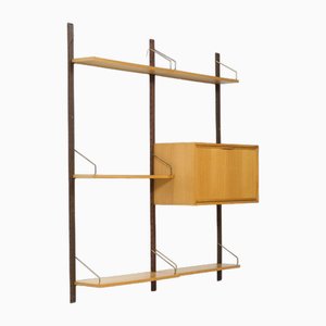 Royal System Iroko Wall Unit by Poul Cadovius