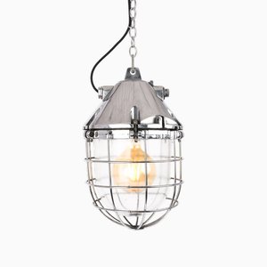 Industrial Cage Pendant Light, Eastern Europe