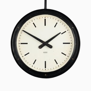 Horloge Plate-forme Ferroviaire Double Face par Gents of Leicester