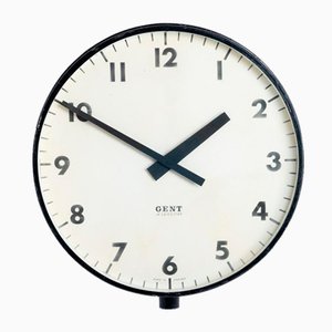 Grande Horloge de Chemin de Fer Électrique par Gent of Leicester