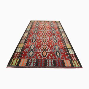 Alfombra Kilim turca vintage grande