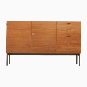 Deutsches Teak Sideboard von Herbert Hirche für Holzäpfel, 1960er