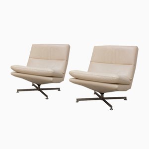 Belgian Modern Swivel Lounge Chairs by Georges Van Rijck for Beaufort, 1960s, Set of 2