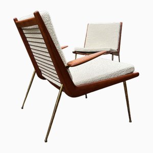 Boomerang Armchairs by Peter Hvidt & Orla Molgaard Nielsen for France & Søn / France & Daverkosen, 1950s, set of 2