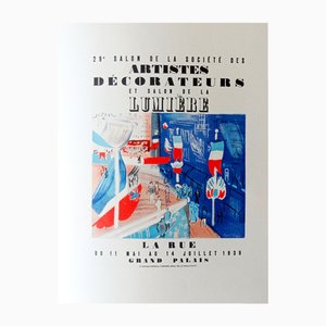 Raoul Dufy, Salon de la Société des Artistes Décorateurs, Lithographie, 1959