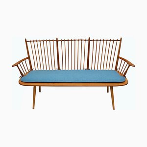 Vintage Bench in Cherry by Albert Haberer for Fleiner, 1950