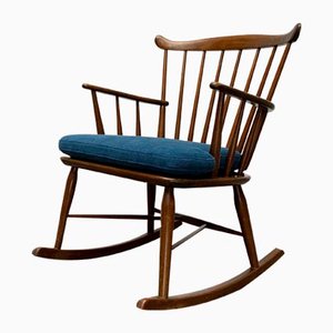 Rocking Chair Mid-Century par Børge Mogensen pour FDB Møbler, 1960s