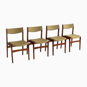 Vintage Danish Dining Room Chairs by Erik Buch, 1960s, Set of 4