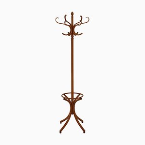 Beech Coat Hanger attributed to Ton for Thonet, Czechoslovakia,1980s