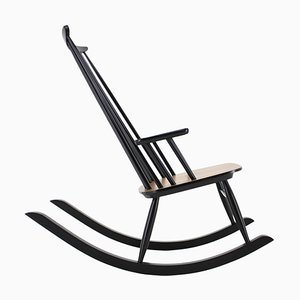 Rocking Chair Varjonen en Hêtre, Finlande, 1960s