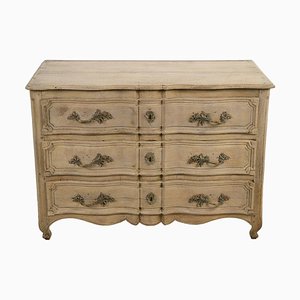 Louis XV Chest of Drawers with 3 Raw Wooden Drawers