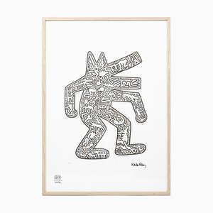 Keith Haring, Composizione figurativa, Serigrafia, anni '90