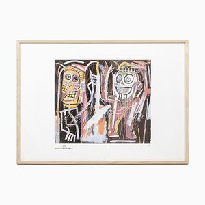 Jean-Michel Basquiat, Composition Figurative, Sérigraphie, 1990s