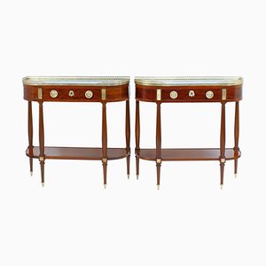 Consolle Directoire, fine XIX secolo, set di 2