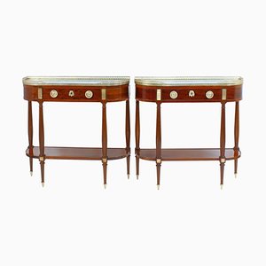 Directoire Console Tables, Late 19th Century, Set of 2