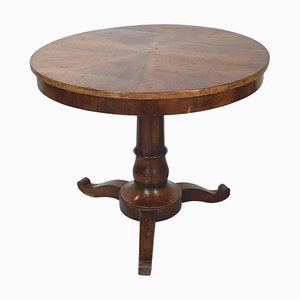 Italian Round Wood Dining Table, 1800s