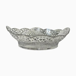 20th Century Dutch Silver Bread Basket by Van Kempen & Begeer