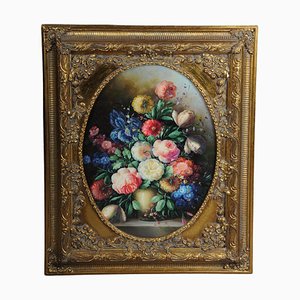 Still Life, Oil Painting, 20th Century, Framed