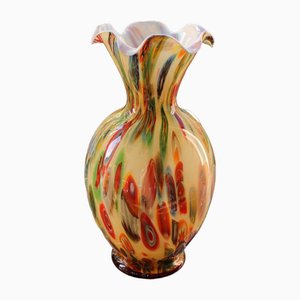 Vase aus polychromem Muranoglas