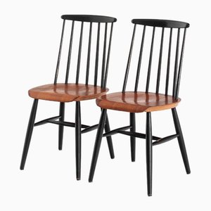 Fanett Chairs attributed to Ilmari Tapiovaara, France, 1960s, Set of 2