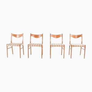 GS60 Dining Chairs in Oak by Arne Wahl Iversen, 1960s, Set of 4