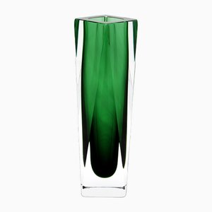 Petit Vase Tulipe en Verre Murano par Alessandro Mandruzzato