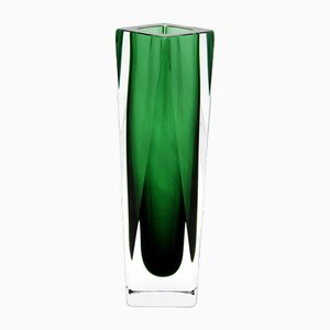 Small Tulip Murano Glass Vase by Alessandro Mandruzzato