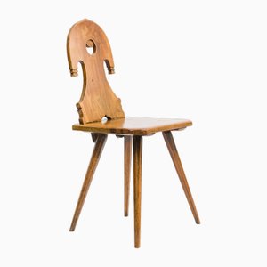 Vintage Stuhl aus Holz, 1950er