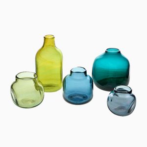 Vases by Claude Morin, 1975, Set of 5