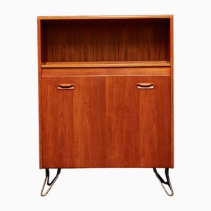 Mid-Century Teak Getränkeschrank mit Haarnadel Beinen von G Plan, 1970er