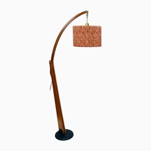 Italian Wooden Arc Lamp, 1960s