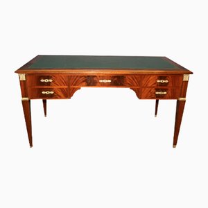 Large Flat Desk in Mahogany, 1930s