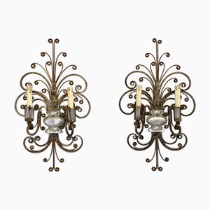 Sconces from Maison Bagues, 1960s, Set of 2