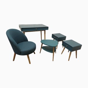 Mobilier de Chambre pour Jeunes Étudiants, 1980s, Set de 5