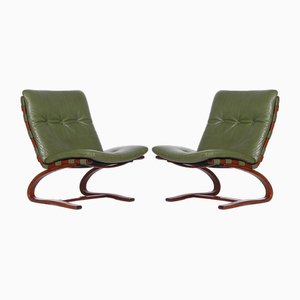 Mid-Century Siesta Stühle von Ingmar Relling für Westnofa, 1960er, 2er Set