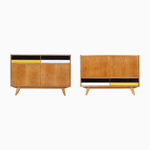 Credenza Mid-Century di Jiří Jiroutek per Up Závody, anni '60, set di 2