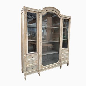 Grande Armoire Vitrine Style Louis XVI, 1920s