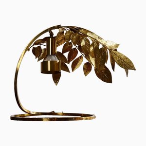 Brass Table Lamp by Tommaso Barbi for Bottega Sadness, 1970s