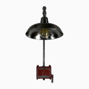 Lámpara de pared industrial vintage en rojo de Royal