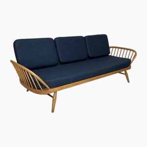 Studio Sofa Upholstered in Blue by Lucian Ercolani for Ercol, 1960s