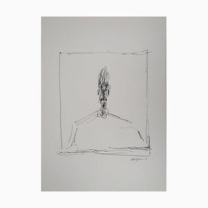 After Alberto Giacometti, Bust of a Man, Lithograph