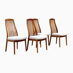 Dining Chairs by Preben Shou, Denmark, Set of 4