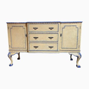 Credenza in stile Chippendale in mogano dipinto a mano