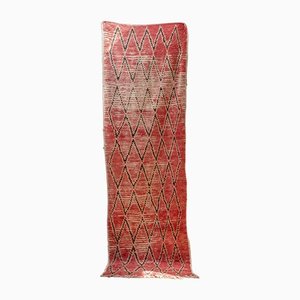 Vintage Wobbly Wool Moroccan Rug