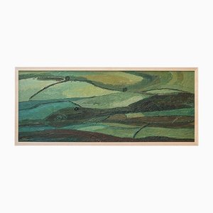 Peter Puloy Wey, Paesaggio, XX secolo, Dipinto ad olio, Incorniciato