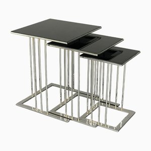 Tavolini ad incastro moderni, set di 3