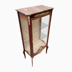 Napoleon III Showcase Cabinet in Wood, Ormolu and Glass, France, 1880s